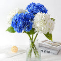 Large 3D Artificial Hydrangea Flowers for Wedding Christmas Celebrations Realistic Feel Floral Decoration for Hotels Easter