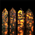 Natural Crystals Healing Stones Healing Yooperlite Points Tower for Decor