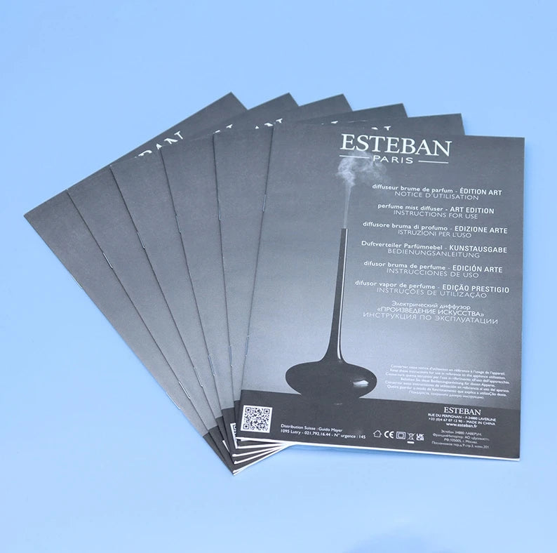 Custom Printing Instruction Manual Book
