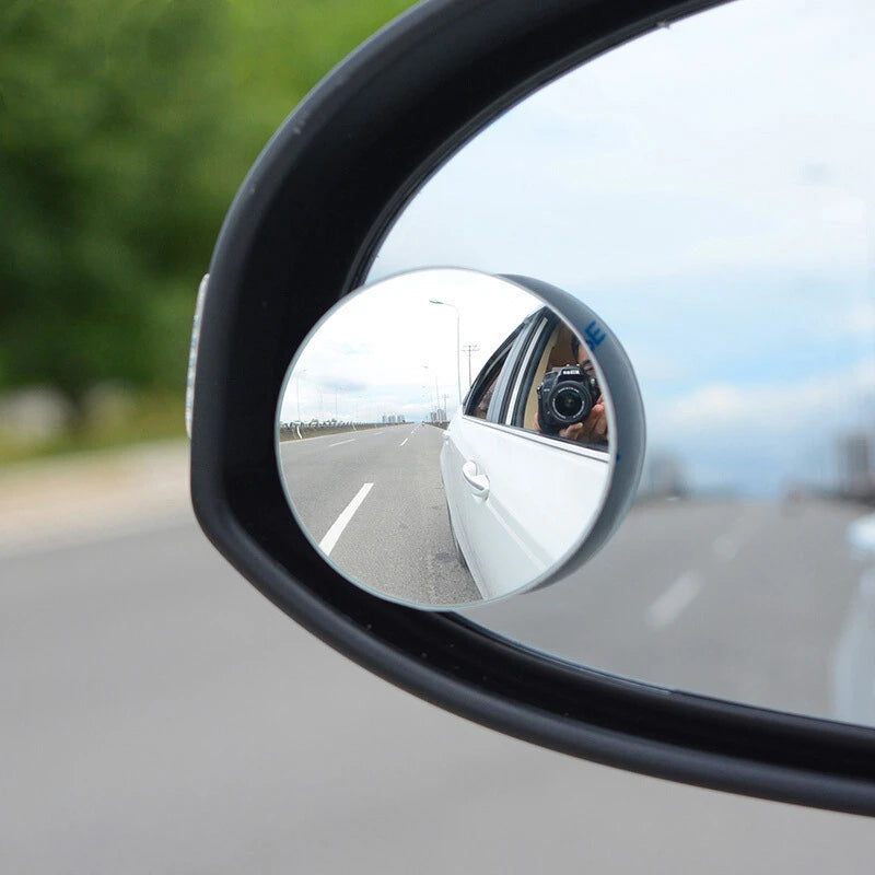 Factory Price 2pcs Car Spot Mirror HD Rimless 360 Degree Wide Angle Adjustable Rear View Mirror Blind Back Mirror