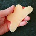 2026 Natural Yellow Jade Natural jade beauty iridescent gua sha board massage stones facial massage