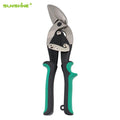 SUNSHINE Professional Aviation Snip Cutter Right Straight Metal Cut Tin Scissors with Steel Handle and Stainless Steel Blade