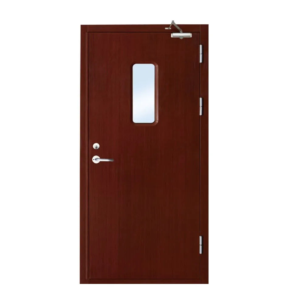 Fire Door Fire Resistance Door Steel Fire Rated School Interior Single Leaf Fireproof Door