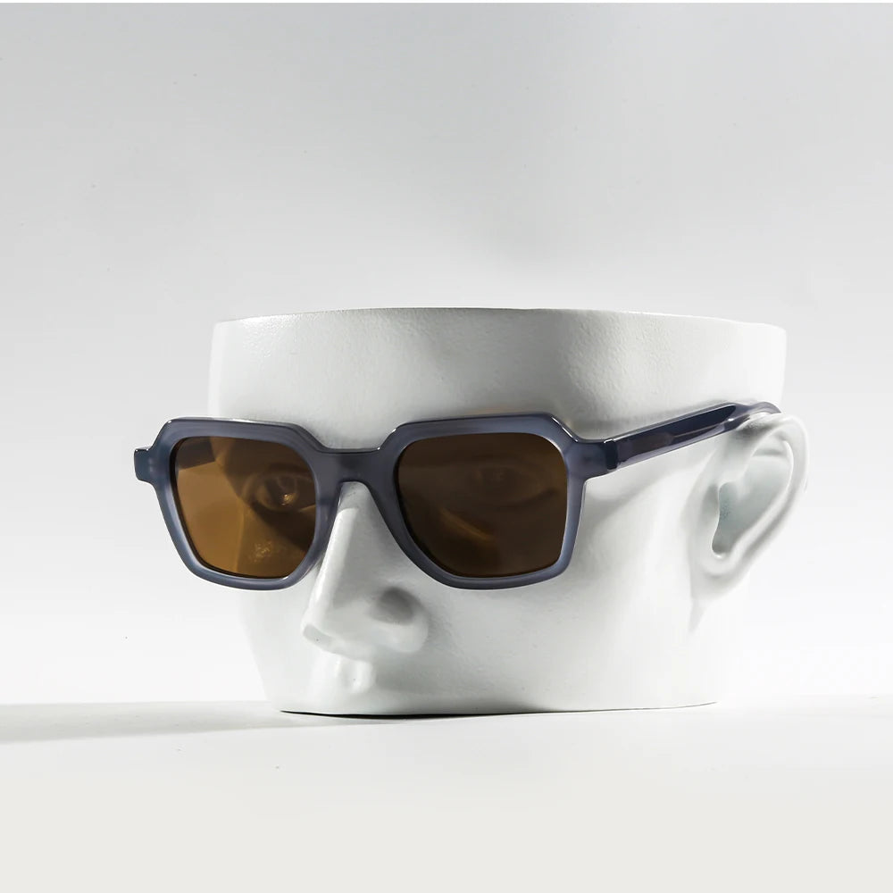 GS5047 Wholesale New Trendy Lentes De so Shade Sunglasses Retro square Uv400 Polarized Acetate Sunglasses 2023 for Women Men