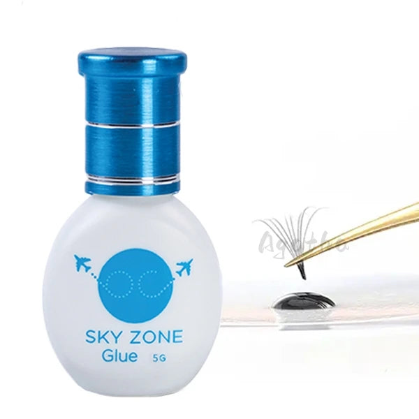 Original Korean Eyelash Grafting Glue SKY Zone Glue 6-7 Weeks Lasting Sky Adhesive Lash Glue