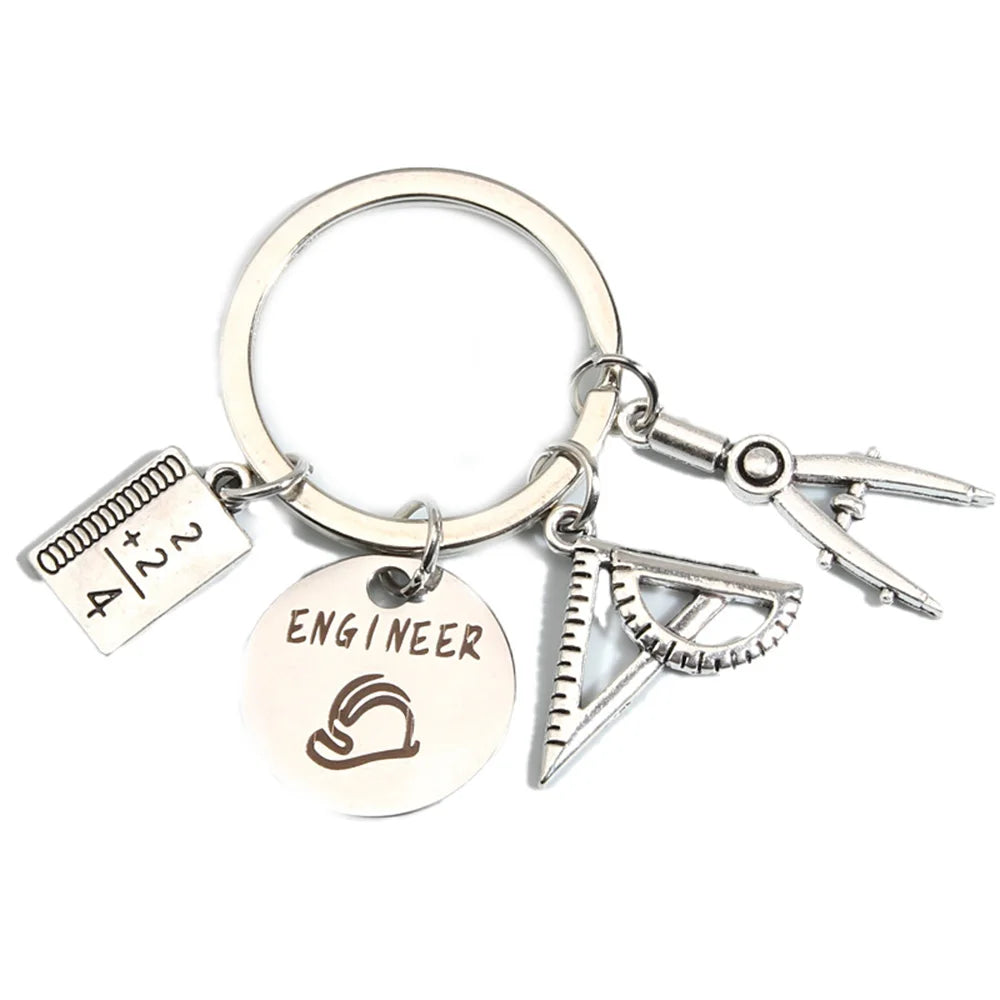 Hot Sale Metal Alloy Customizable Fashion Key Chains & Key Holders for Women Men-DIY Handmade Jewelry Gifts
