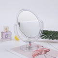 Wholesale Luxury 7-Inch Double Sided Foldable Silver Finish Cosmetic Mirror 1X/10X Magnification 360 Degree Makeup Mirror