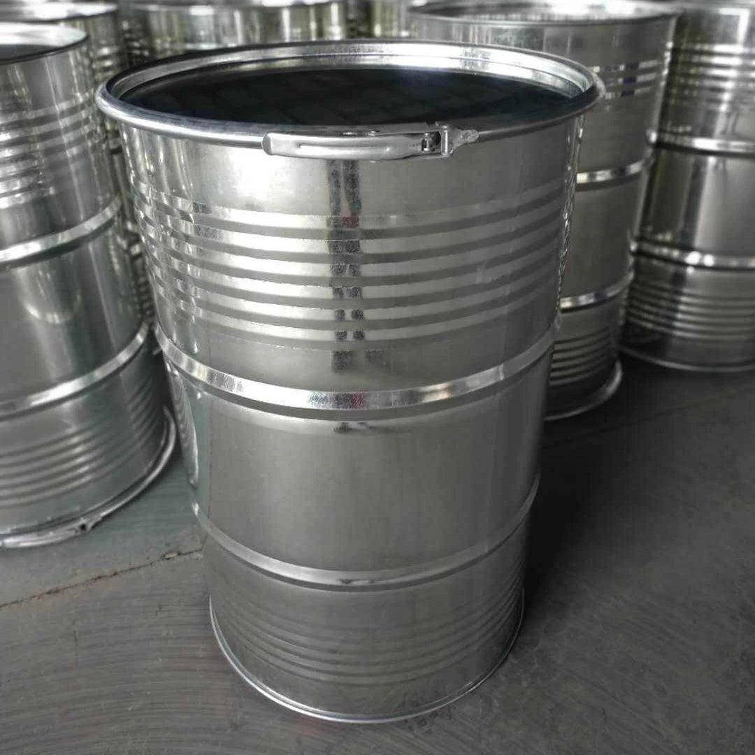 Open 210L Galvanized Steel Drum 0.9mm Thickness 55-Gallon Capacity ISO9001 Certified Customized Color for Food Gasoline Storage