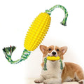 TPR Pet Products Artificial Corn Dog Cotton Rope Toy Durable Dog Chew Toy