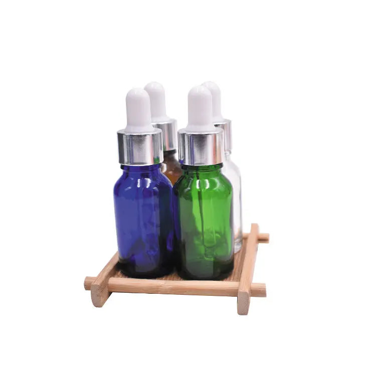 Custom Packaging  5ml 10ml 15ml 20ml Amber Glass Dropper Bottle Empty Glass Essential Oil Bottle