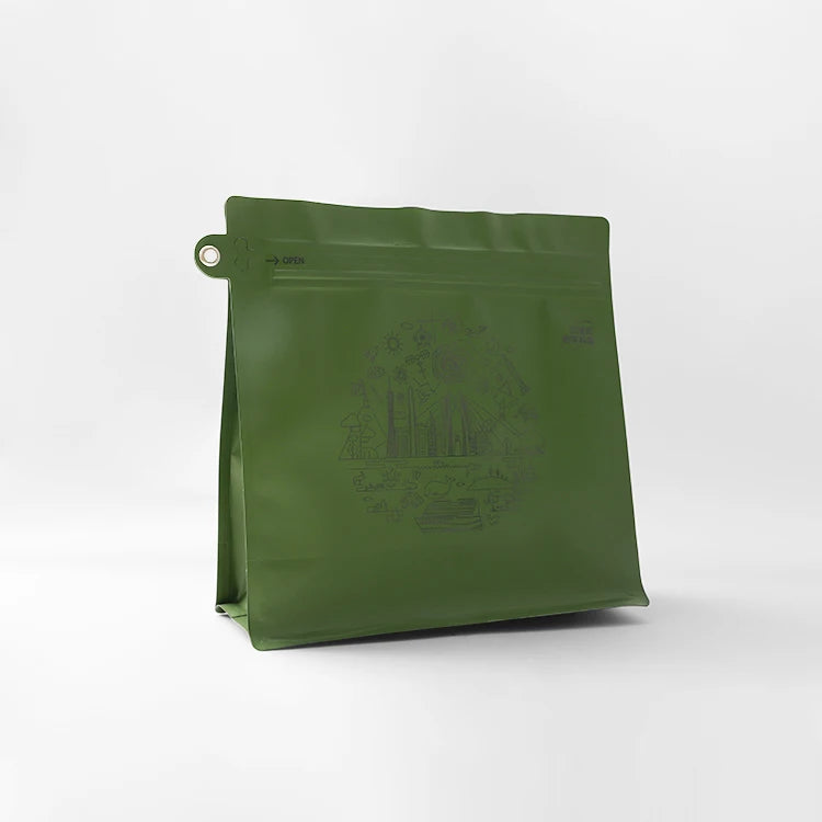 High Quality Coffee Bag Side Gusset Coffee Bean Packing 100g 150g Custom Coffee Bags With Valve and Zipper