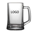 Cheap Price Beer Glass Custom Logo Clear  Juice Cup with Handle Craft Beer Glass