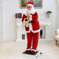 Electric Santa Claus 1.8 M Saxophone Music Scene Layout Welcome Dancing Shopping Mall Ornaments Christmas Musical Ornament