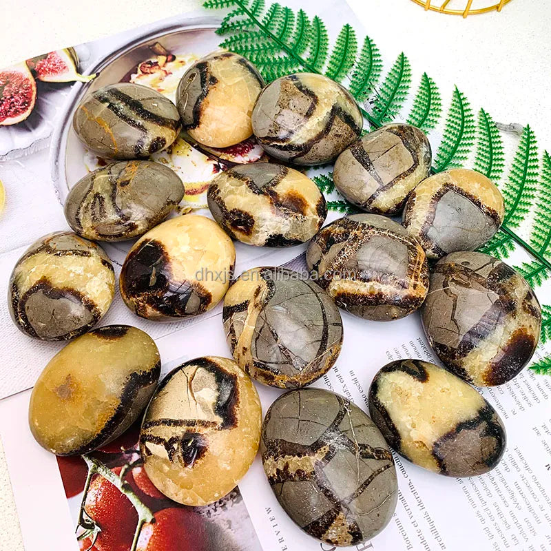 Wholesale Price Septarium Palms Septarian Stone Crystal Quartz Palms Healing Crafts Reiki Gifts