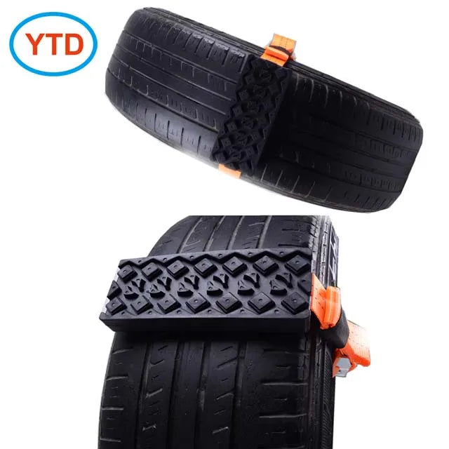 Winter Anti-Skid Tyre Wheels Snow Chains Universal Car Rubber Repeated Use Travel Kits
