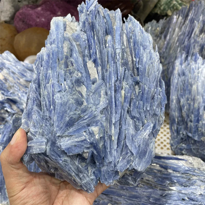 Wholesale Natural Rough Kyanite Raw Stone Uncut Stone Big Piece Cyanite Minerals Specimen Gemstone for Decoration