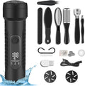 Electric Callus Remover Machine with Long Handle Pedicure Foot File Kit Tool Made of Plastic