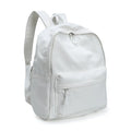 Heavy Duty Plain White Children Canvas Anti-Theft Foldable Lightweight Portable Business College Backpack