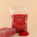 WaxNewK Glitter Strawberry 1kg 2.2LB Hypoallergenic Hair Removal Waxing Rosin Free Low Melting Point Sticky Strong Waxing Bean