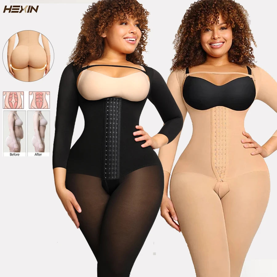Hexin HOT SALE Custom Service Stage 1 Colombianas Shaper Shaper Butt Lifter High Compression Shapers Colombianas Shapewear