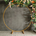 C-WIA001 Wedding Iron Arches 2m Round Metal Arch Background Frame Stand for Wedding Birthday Party Decoration