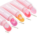 Juicy Mirror-Shine Finish Cosmetics Moisturizing Lip Balm & Gloss Private Label 2in1 Soft Tubes Pink Non-Sticky Lip Balm Liquid