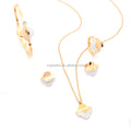 Indian Traditional Wedding 18K Gold Plated Dubai Style Stainless Steel Gemstone Bracelet Set 4Pcs for Women Girls for Parties