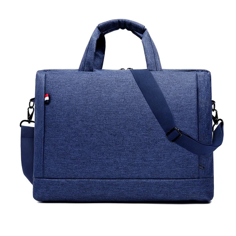 Briefcase Shoulder Slung Portable File Bag Notebook Tablet Bag Men's Thin Meeting Business Bag 15 Inches Laptop Cheap Old