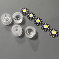 22mm Round High Quality Waterproof Led Optical Lenses 5 15 30 45 90 120 Degrees PMMA Reflector Collimator Holder for Diode Chips