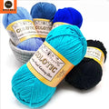 100% Acrylic Yarn Tufting Hand Crochet 10ply Milk Cotton Yarn