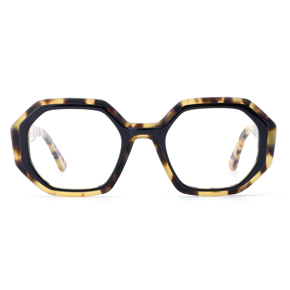 New Fashion Designer Eyeglasses Colorful Eye Wear Acetate Eyeglasses Women Men Spectacle