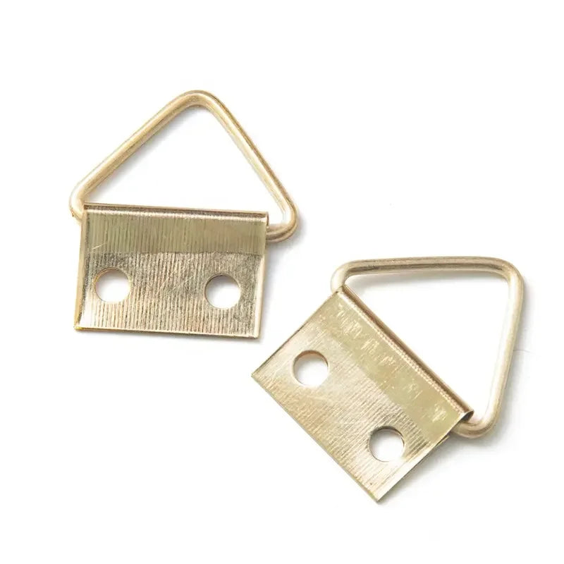 TS-K017 Triangle Wire Photo Frame Hanger 500PACK  Picture Hanging Hooks With Screw