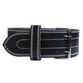 2025 Men's Powerlifting Gym Belt Wholesale Cowhide Leather Squat Deadlift Lumber Back Lifting Breathable Fitness Weight Training
