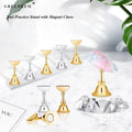 Manicure Chessboard Acrylic Support Display Rack Practice Nail Plate Crystal Base Nail Plate Nail Practice Stand