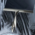 All-Purpose Stainless Steel Glass Wiper Scraper Bathroom Shower Squeegee for Door and Window Cleaning Car Care
