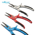 X9-4 New Locking Design Light Weight CNC Aluminium Fishing Pliers with Side Cutters Multiple Uses
