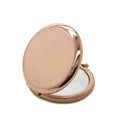 Wholesale 70mm Sublimation Blank Compact Pocket Mirrors Cosmetic Make up Small Hand Round Mirror