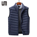 Liu Ming Oem Odm New Arrivals Autumn Winter Fashion Men Clothing Sleeveless Vest Jackets Vest Stand Collar Waistcoats