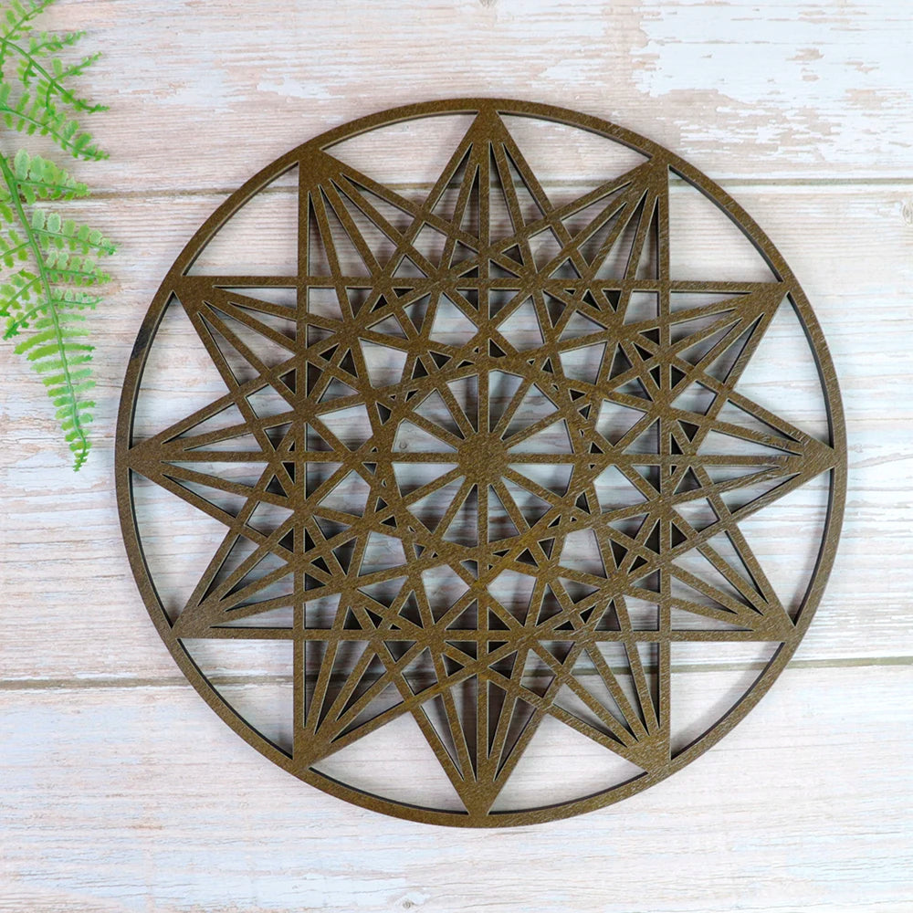 New 3d Diy Wooden Laser Cut Home Wall Decoration Drill Home Decoration Pendant