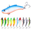 10color 7cm-17g Artificial Soft Fish Lure Lifelike Fishing Bait for Seafishing Lead VIB Lures