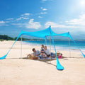 Custom Four Corner Flat Roof Support Waterproof Rain Fly Lightweight Camping Tarp Beach Canopy