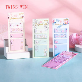 New Cute Creative Stationery Cartoon Kawaii Colorful Paper Memo Note Latest Hottest Sticky Note Book 1639