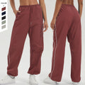 New Casual Fashionable Cargo Pants With Drawstring Pocket Quick Drying Cool Feeling Loose Straight Pants Indoor Fitness Pants