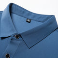 FLN Manufacturer Hot Selling  Custom 3d logo Clothes Men Collar Work Shirts for Men Old Money Polo Cotton Shirt