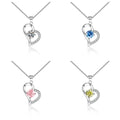 Wholesale 925 Sterling Silver Moissanite Pendant Necklace Sparkle 1ct D Color Halo Heart for Wedding Jewelry