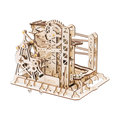 Robotime DIY Self Assembly Mechanical Gear Model LG503 Marble Explorer 3D Wooden Puzzles for Dropshipping