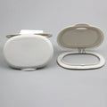 Factory  Customized PP Plastic Wet Wipe Lid Gray Flip Top Cap for Wet Wipe