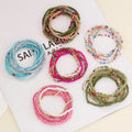 2025 Crystal Boho Style  Tassel Crystal Seed Beads Bracelet Women