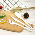 Biodegradable OK Compost BPI EU Standards Certified 100% Bio Disposable Custom Heavy Duty High Temperature Resistance Cutlery
