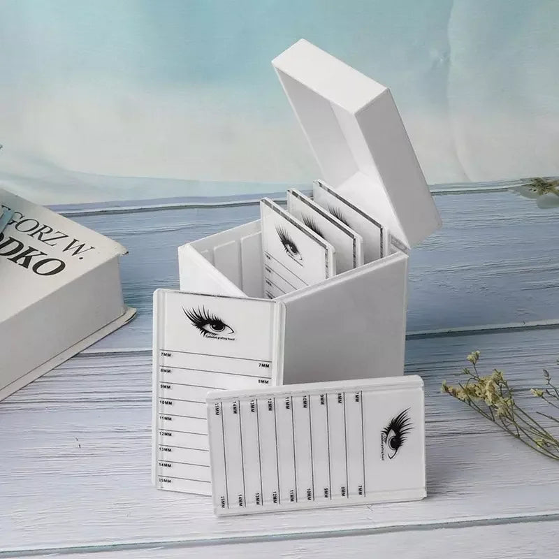 Lavalash Private Label Acrylic Lash Box 5 Layers Eyelash Extension Storage Acrylic Lash Box with Eyelash Pallets